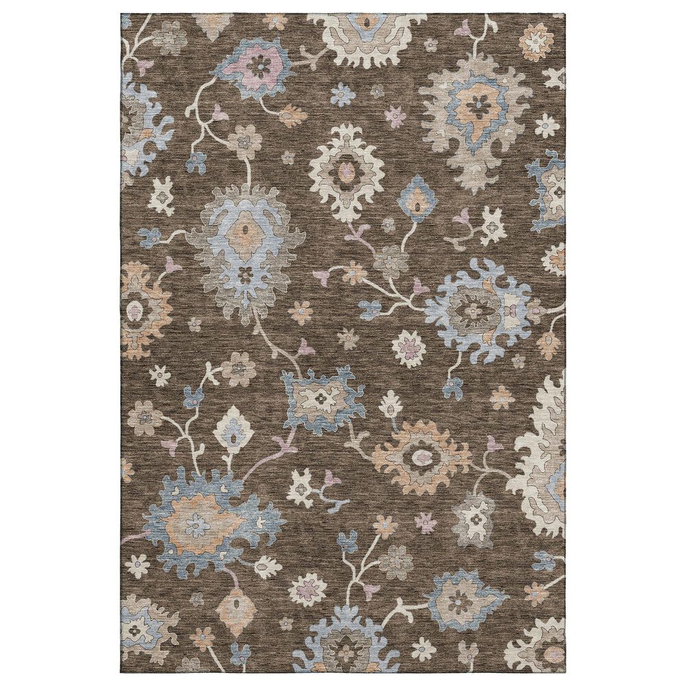 Dalyn Rug Company Hatay HY4 10" x 14" Chocolate Area Rug, , large