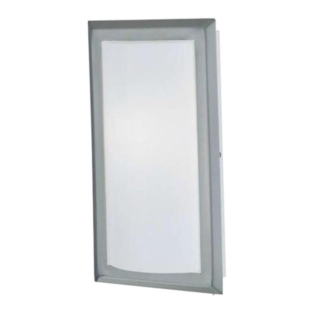 Lite Source Padma Lamp in Polished Steel Finish with White Acrylic Shade, , large