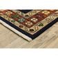 Oriental Weavers Lilihan Oriental 090B6 2" x 3" Blue and Red Scatter Rug, , large