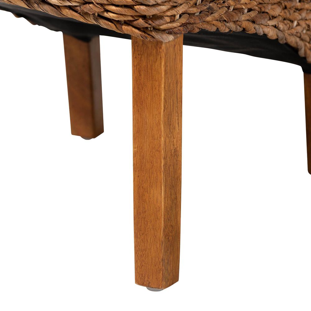 Baxton Studio Trianna Side Chair in Brown and Natural Brown, , large