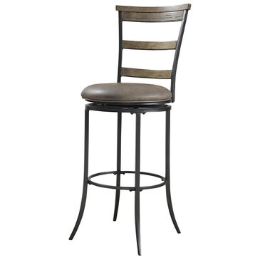 Richlands Furniture Charleston Ladderback Counter Stool in Gray , , large