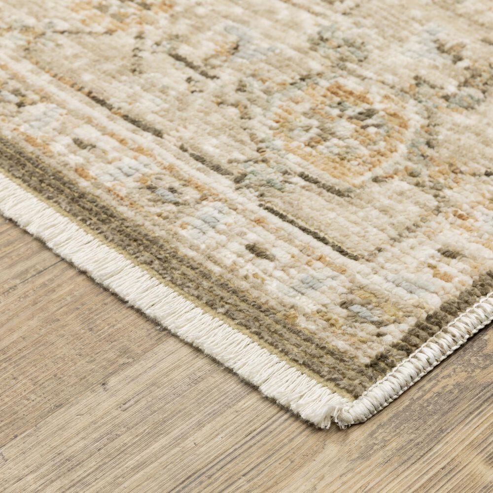 Oriental Weavers Lola Brown and Beige 5'3" x 7'6" Area Rug, , large