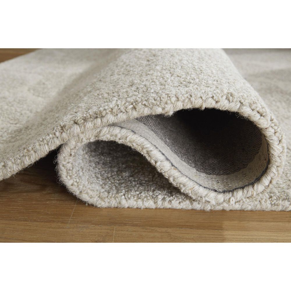 Ashley Chadess 5&#39; x 7&#39; Linen and Taupe Area Rug, , large