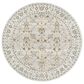 Surya Dresden Taupe, Off-White, Dusty Sage, Light Gray, Deep Teal, Olive and Mustard 7"10" Round Area Rug, , large