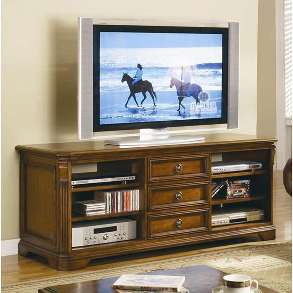 Hooker Furniture Brookhaven 64" TV Console in Cherry, , large