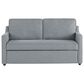 Lifestyle Solutions Carey Convertible Sofa in Light Gray, , large