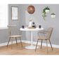 LumiSource Preston Farmhouse Accent/dining Chair in Antique Copper and Whitewashed Wood by LumiSource - Set of 2, , large