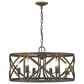 Golden Lighting Alcott 6-Light Chandelier in Antique Black and Gold, , large