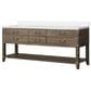 Lexora Home Norwalk 80" Double Bathroom Vanity in Grey Oak with White Cultured Marble Top  and Rectangle Sink, , large