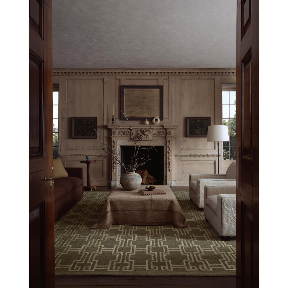 Loloi Barrow Moss and Beige 9&#39;3&quot; x 13&#39; Area Rug, , large