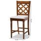 Baxton Studio Ramiro Counter Stool in Walnut Brown (Set of 2), , large