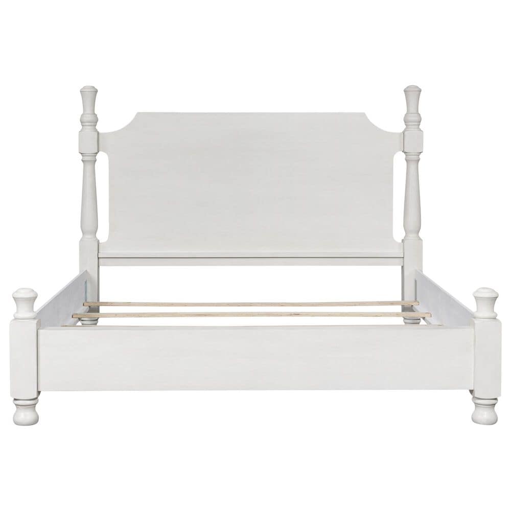 Ashley Rowlenstown Queen Poster Bed in Antique White, , large