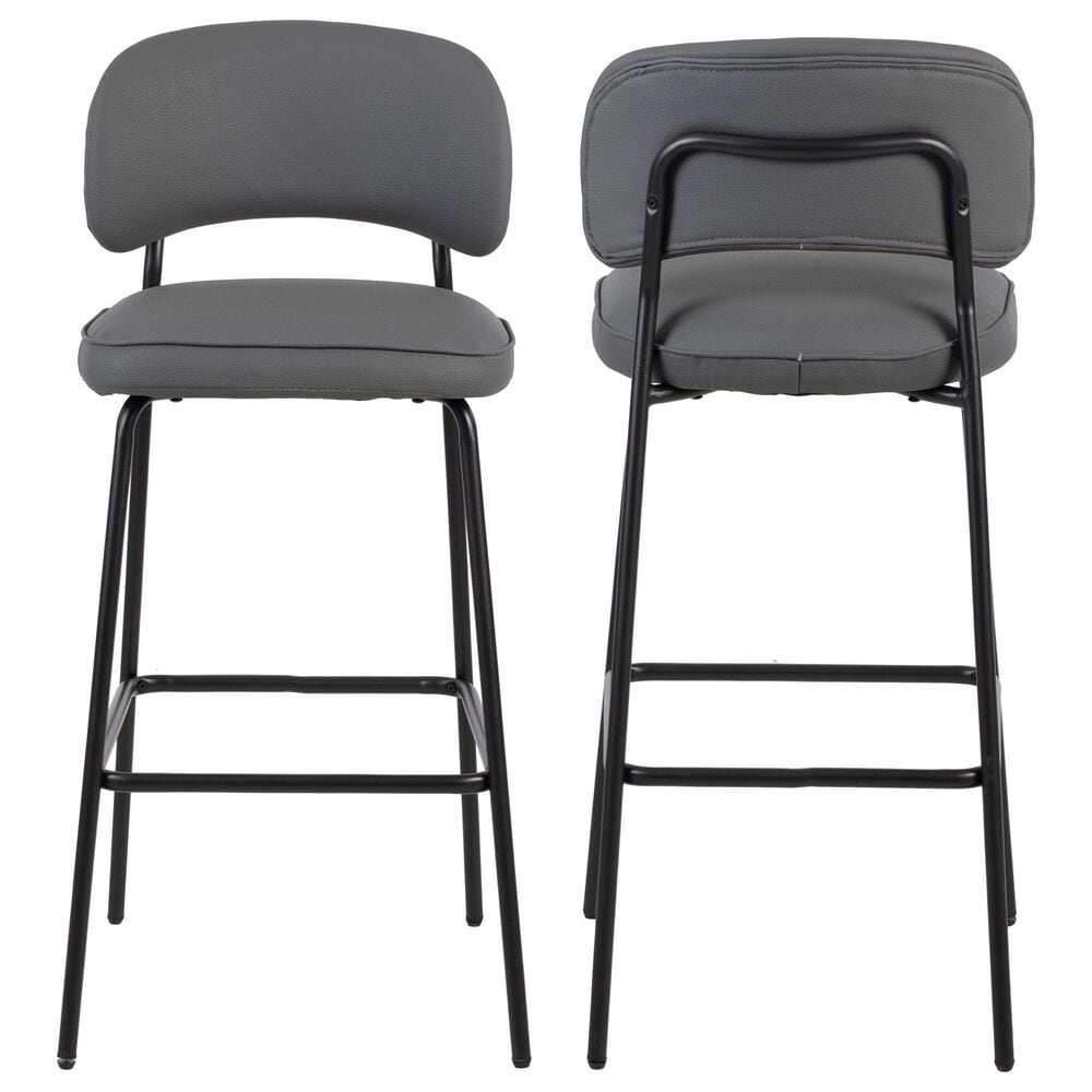 New Heritage Design Blythe Bar Stool in Black, , large