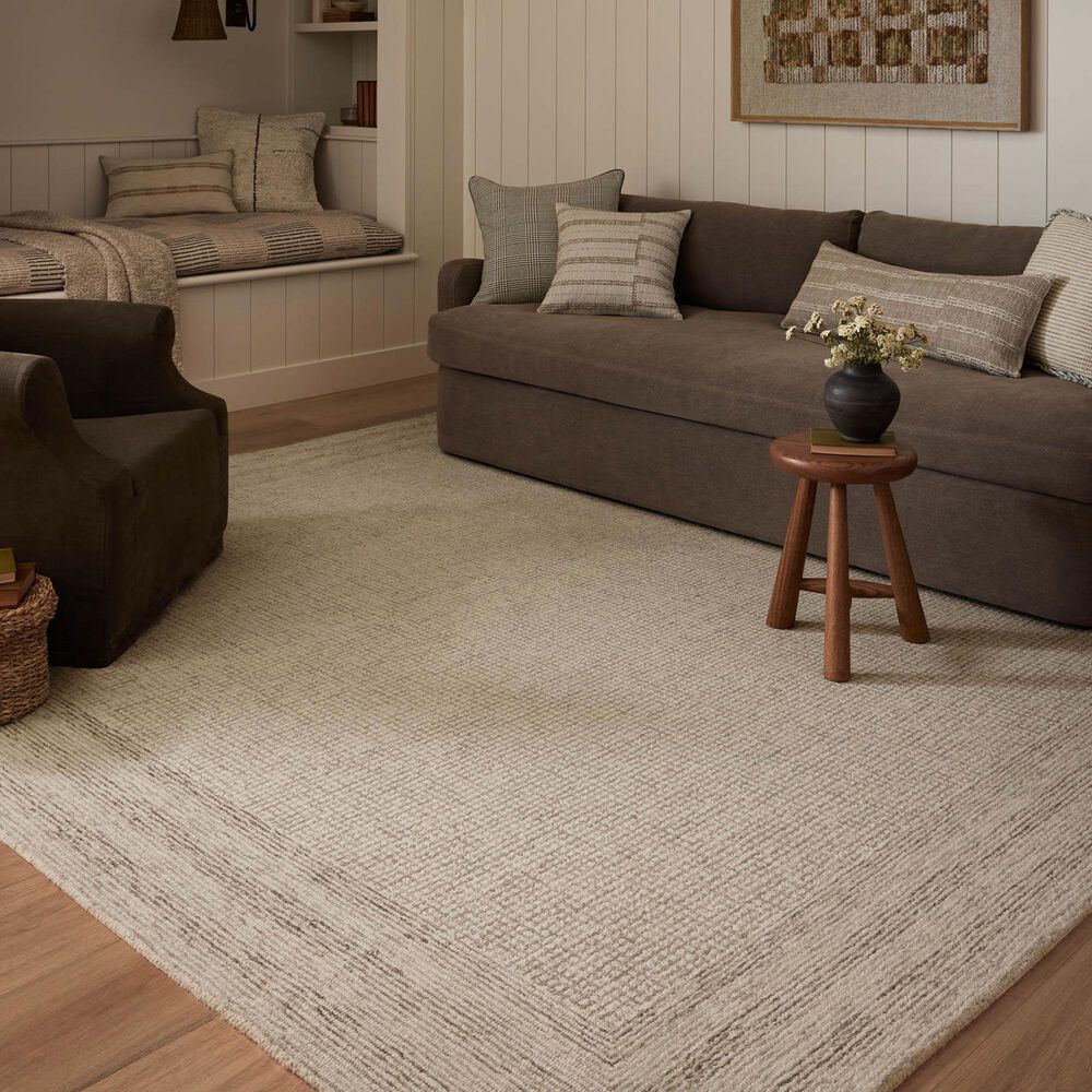 Amber Lewis x Loloi Windsor 8&#39;6&quot; x 11&#39;6&quot; Ivory and Stone Area Rug, , large
