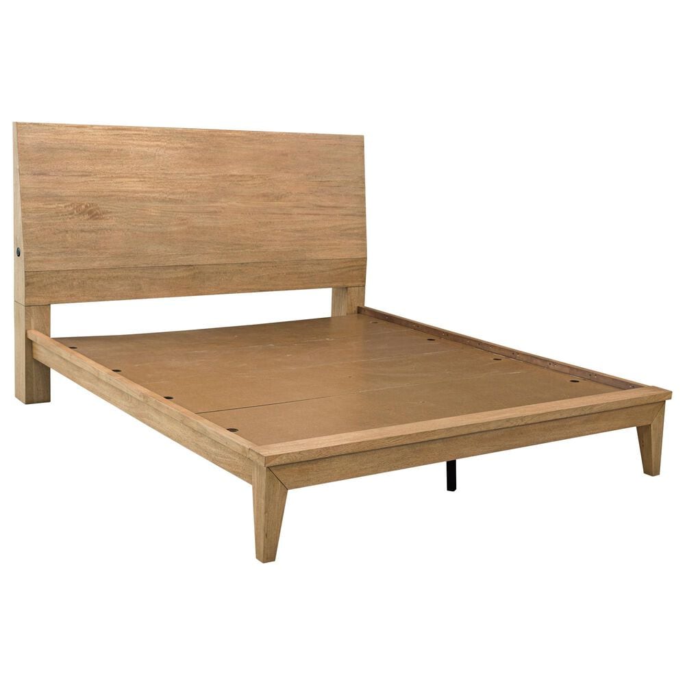 Ashley Sherbana California King Panel Bed  in Light Brown, , large