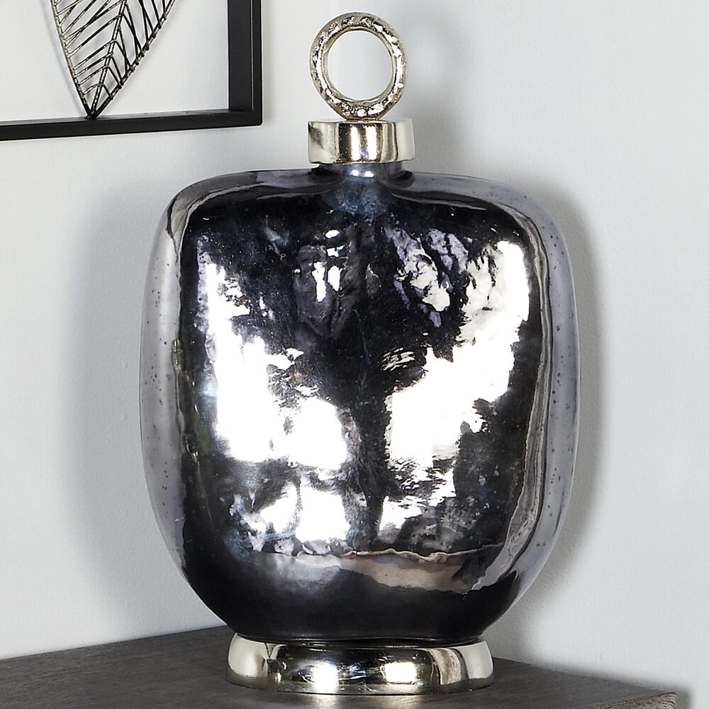 Maple and Jade 17" x 8" Bottle in Dark Grey, , large