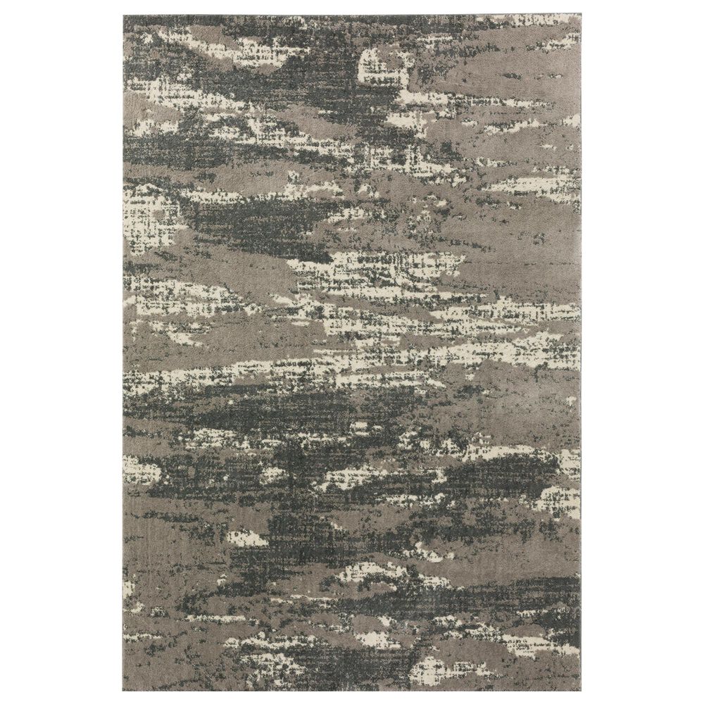 Dalyn Rug Company Naples NP4 3"3" x 5"1" Pewter Area Rug, , large
