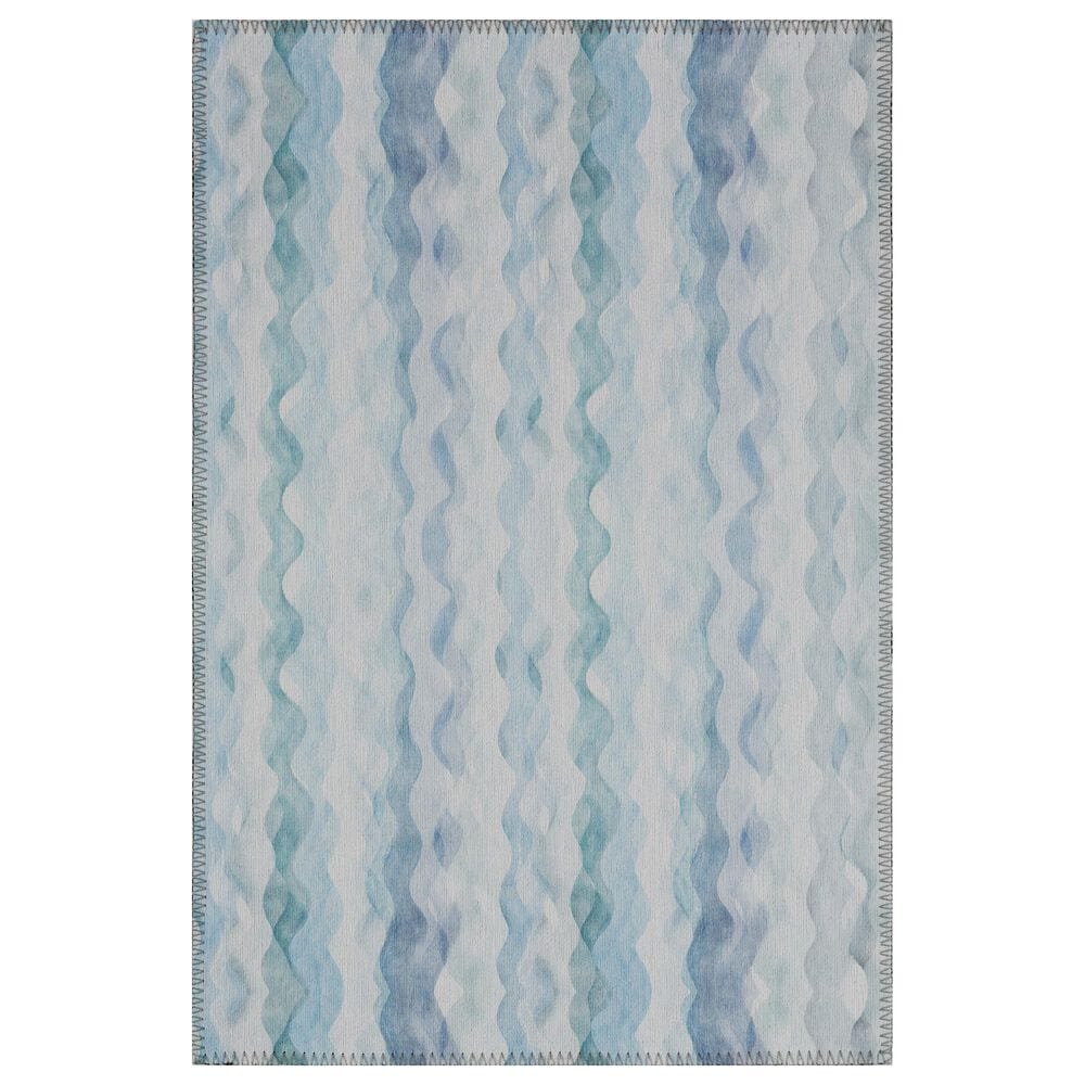Dalyn Rug Company Seabreeze Chevron 1"8" x 2"6" Denim Area Rug, , large