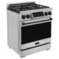 Thor Kitchen Gordon Ramsay 4.55 Cu. Ft. 30" Professional Liquid Propane Range with Black Handle Kit in Stainless Steel, , large