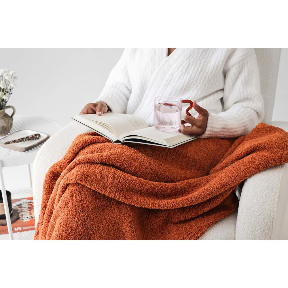 Sunday Citizen Snug Lap 48&quot; x 60&quot; Throw in Masala Orange, , large