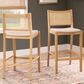 Linon Home Decor Bauer Barstool in Natural (Set of 2), , large