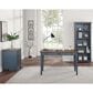 Wycliff Bay Fairmont Writing Table in Dusty Blue and Natural, , large