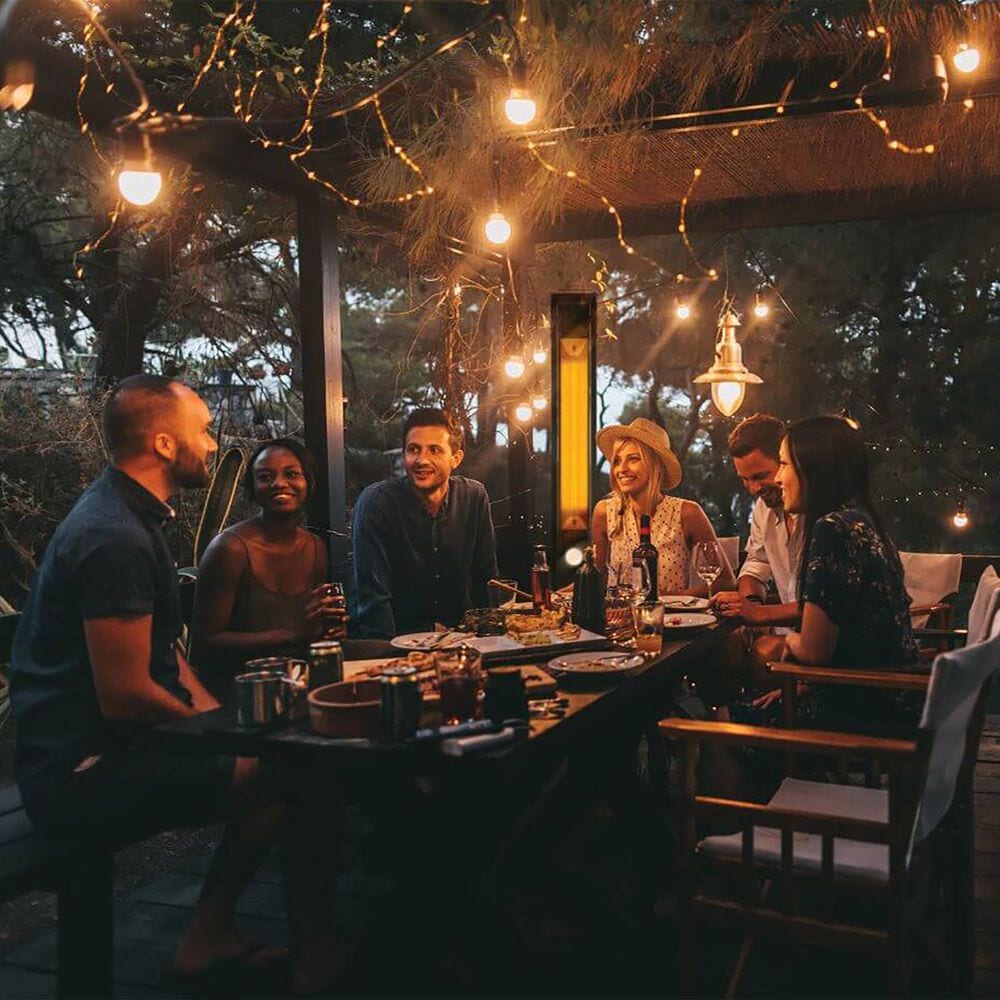 Napoleon Phantom Freestand Outdoor Electric Infrared Heater in Matte Black, , large