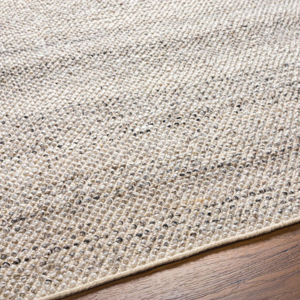 Surya Reika REK-2305 2&#39; x 3&#39; Light Gray, Charcoal, Black and Light Beige Area Rug, , large