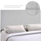 Modway Region Upholstered Fabric King Headboard in Ivory, , large
