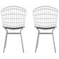 Dayton Madeline 2-Piece Chair with Seat Cushion Set in Silver/Black, , large