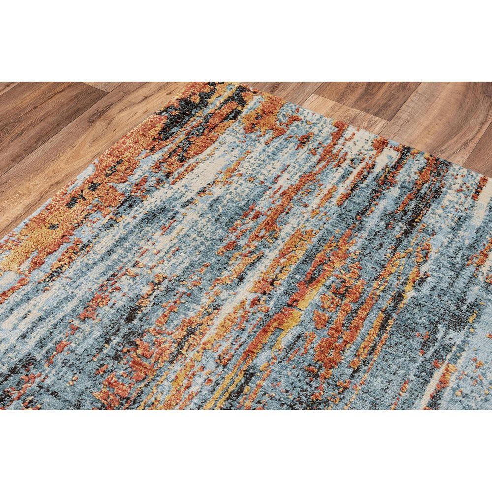 RIZZY Premier PMR103 5&#39; x 8&#39; Blue Area Rug, , large