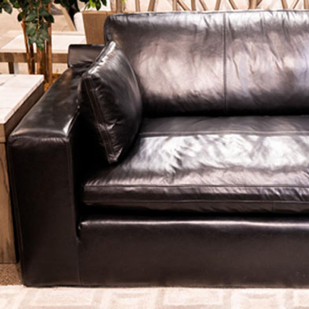 Ashley Emilia 2-Piece Stationary Symmetrical Sectional in Black, , large