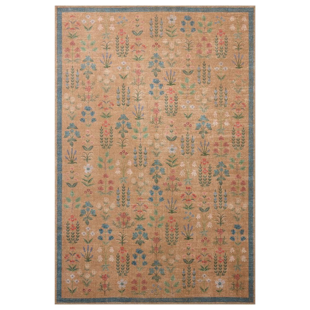 Rifle Paper Co. x Loloi Edinburgh Wheat and Multicolor 2"6" x 12" Runner, , large