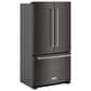 KitchenAid 20 Cu. Ft. French Door Refrigerator in Black Stainless Steel, , large