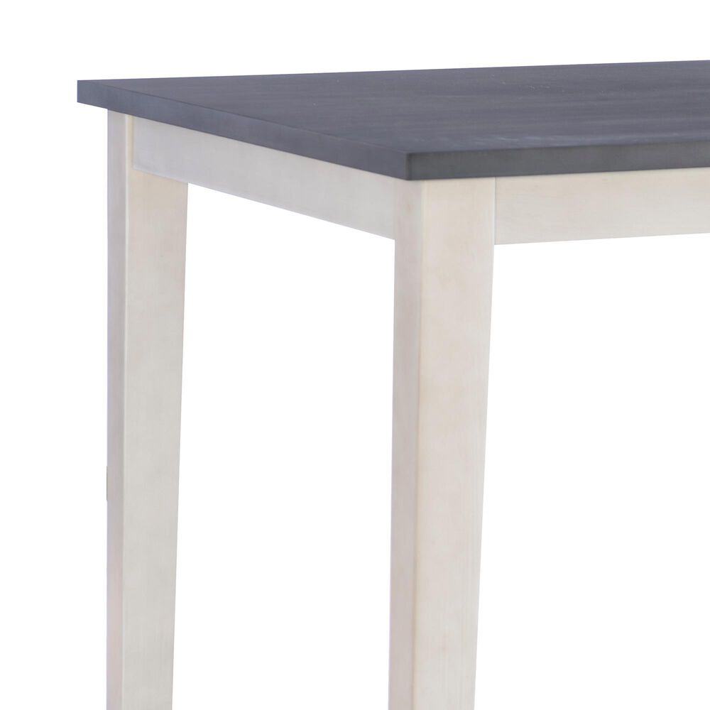 Linon Home Decor Mckoy Counter Height Table in Cream and Charcoal - Table Only, , large