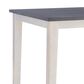 Linon Home Decor Mckoy Counter Height Table in Cream and Charcoal - Table Only, , large