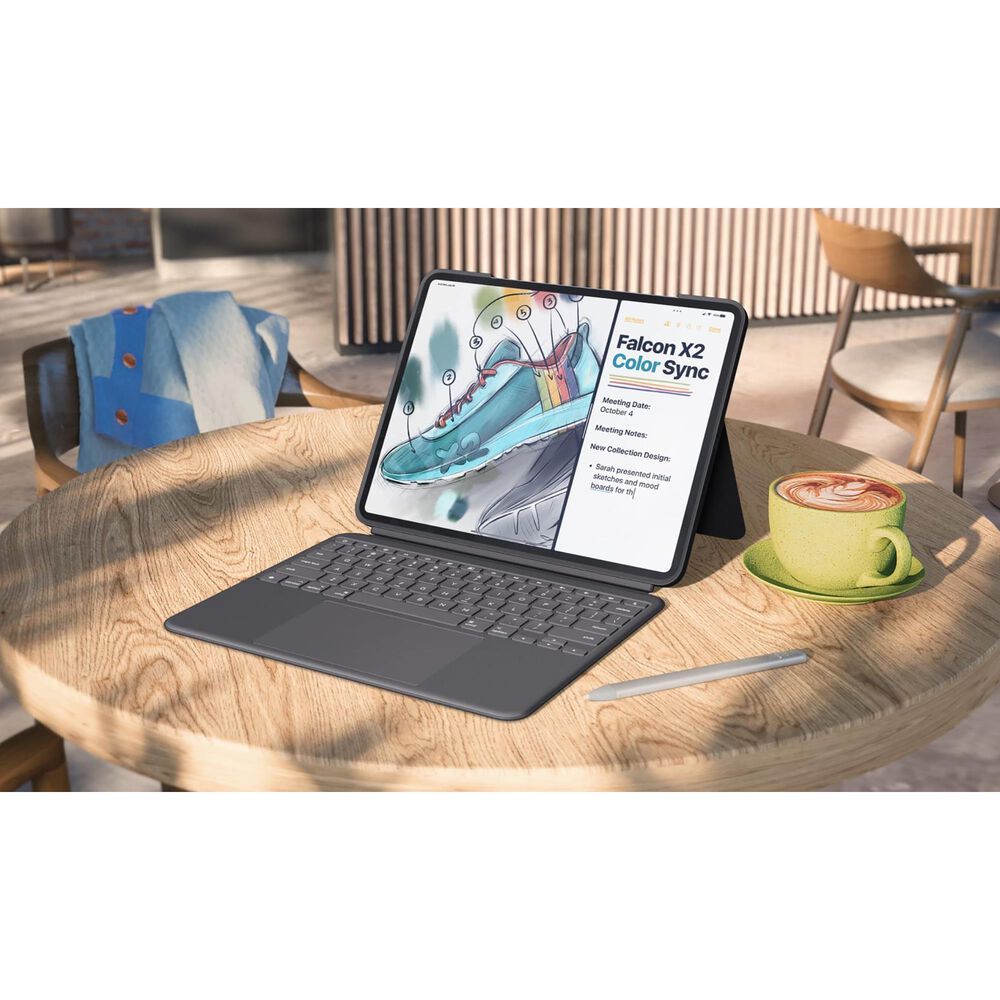 Logitech Combo Touch Keyboard Case for Apple iPad Air 13&quot; &#40;M4&#41; in Graphite, , large
