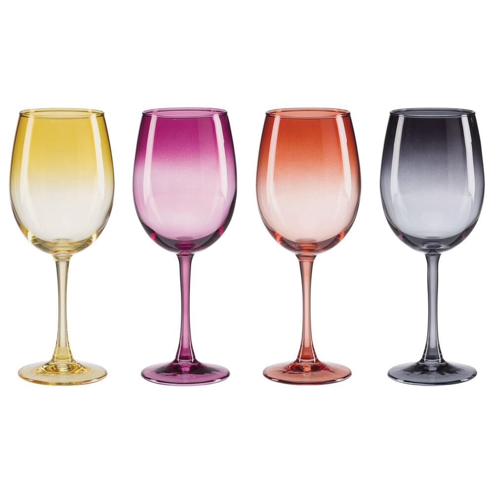 Oneida Golden Hour Wine Glasses - Set of 4, , large