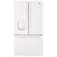 GE Appliances 25.6 Cu. Ft. Capacity 3-Door French Door Refrigerator in White, , large