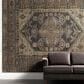 Surya Reign 10" x 14" Black, Charcoal, Medium Gray, Light Beige and Tan Area Rug, , large
