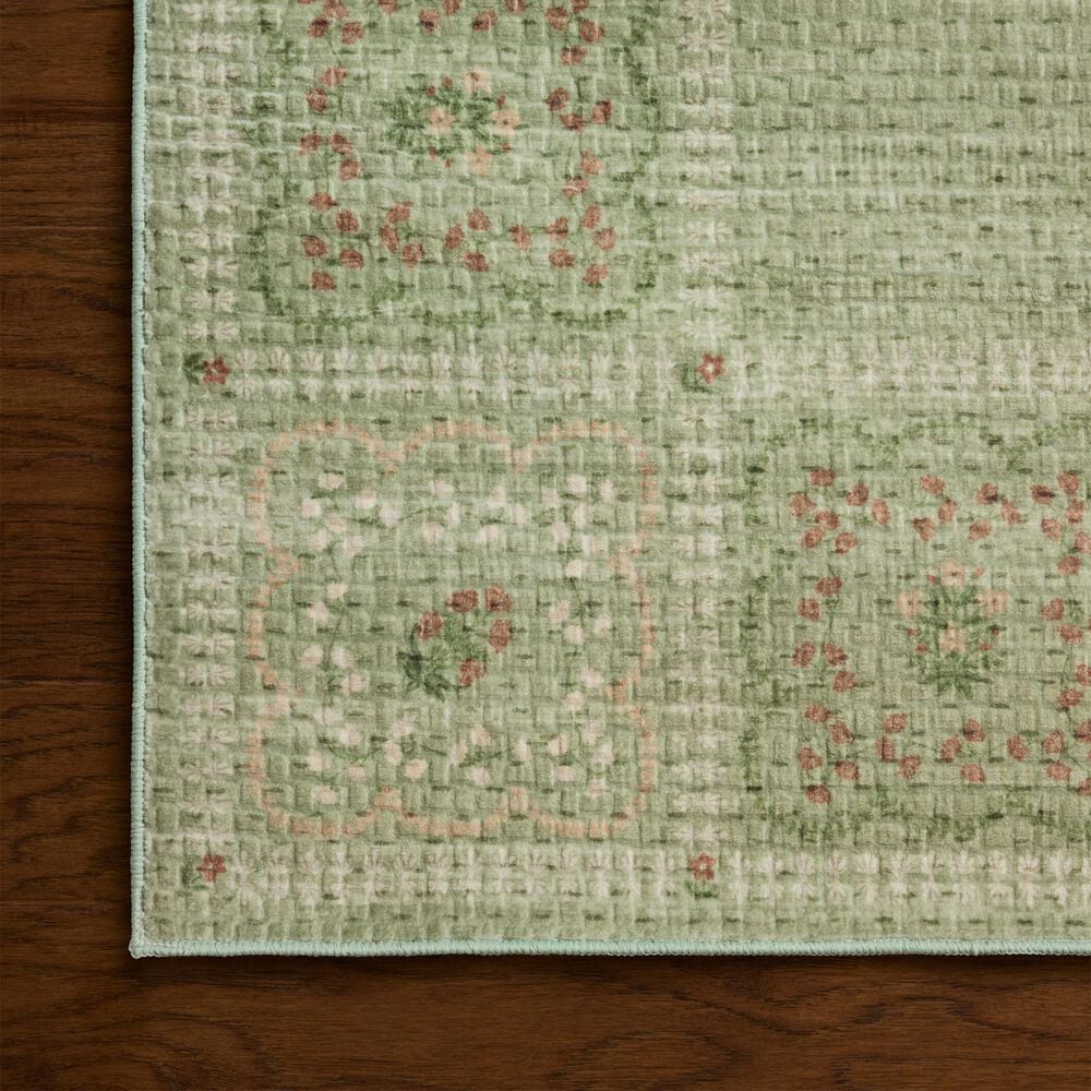 Rifle Paper Co. x Loloi Orchard Green and Multicolor 7'6" x 9'6" Area Rug, , large