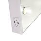 Impressions Vanity Hollywood Glow Vanity Full Length Mirror in Glossy White, , large