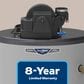 GE Appliances RealMAX Choice 40-Gallon Tall Natural Gas Power Vent Low-NOx Water Heater in Gray, , large