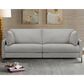 Blue River Juliett Power Reclining Sofa in Gray Pebble and Black, , large