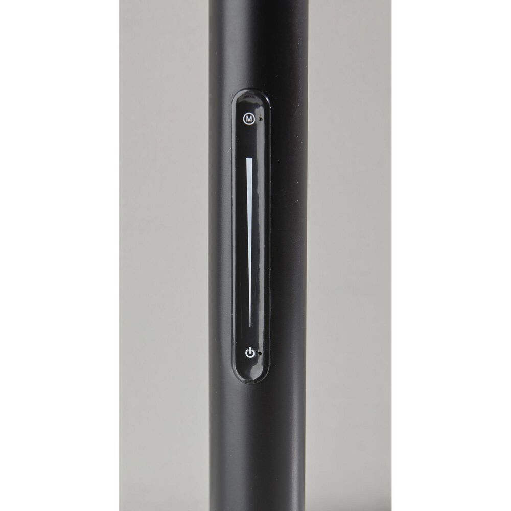 Adesso Rowan LED Smart Switch Desk Lamp in Antique Brass and Black, , large