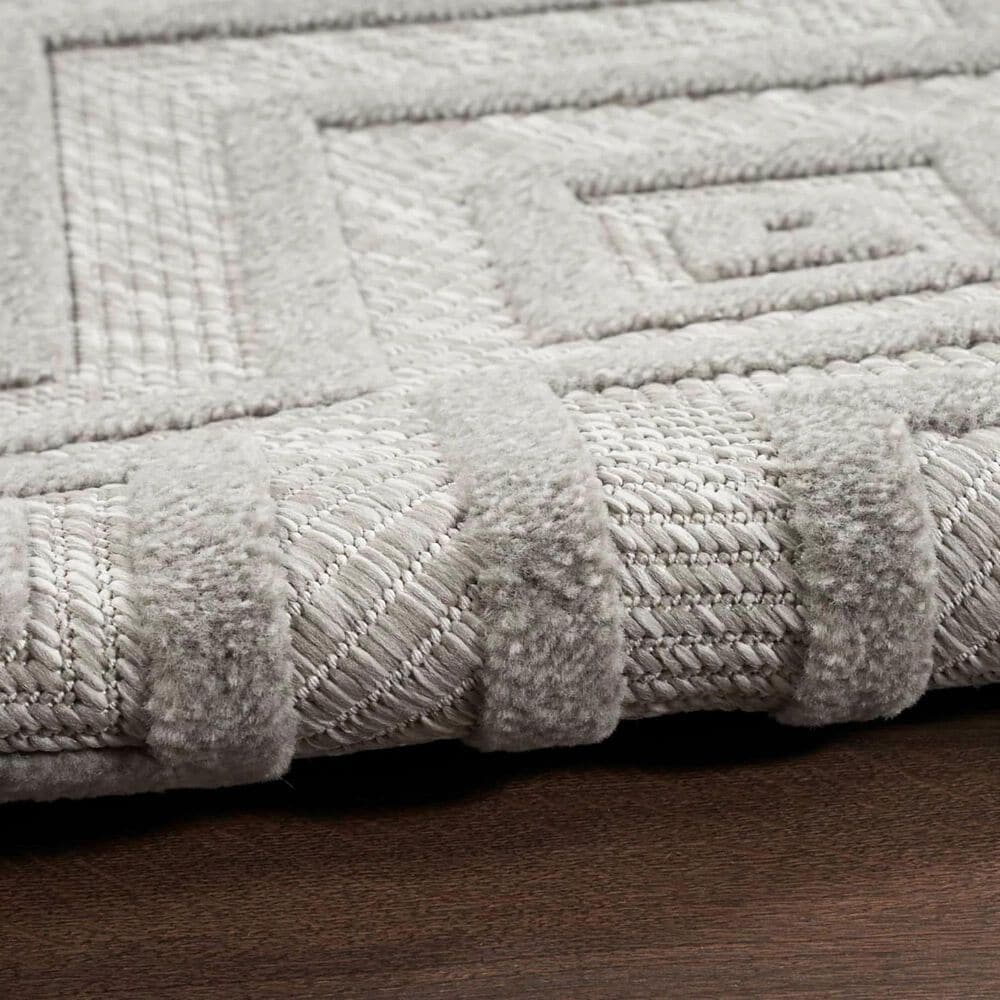 Nourison Versatile 9&#39; x 12&#39; Silver Grey Indoor/Outdoor Area Rug, , large