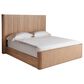 Universal Furniture Modern Walker 4 Piece California King Panel Bedroom Set in Natural Oak with USB and AC Outlets, , large