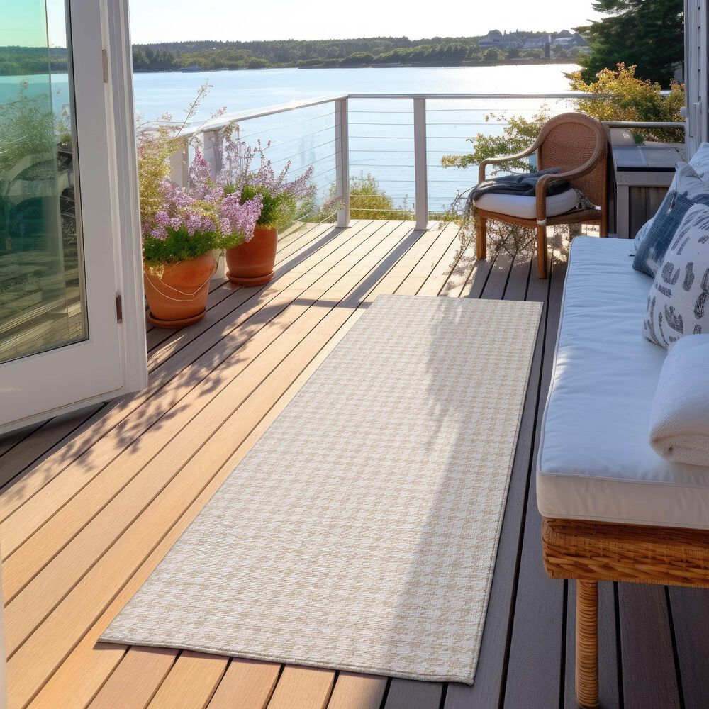 Dalyn Rug Company Hinton 2&#39;3&quot; x 10&#39; Linen Indoor/Outdoor Runner, , large