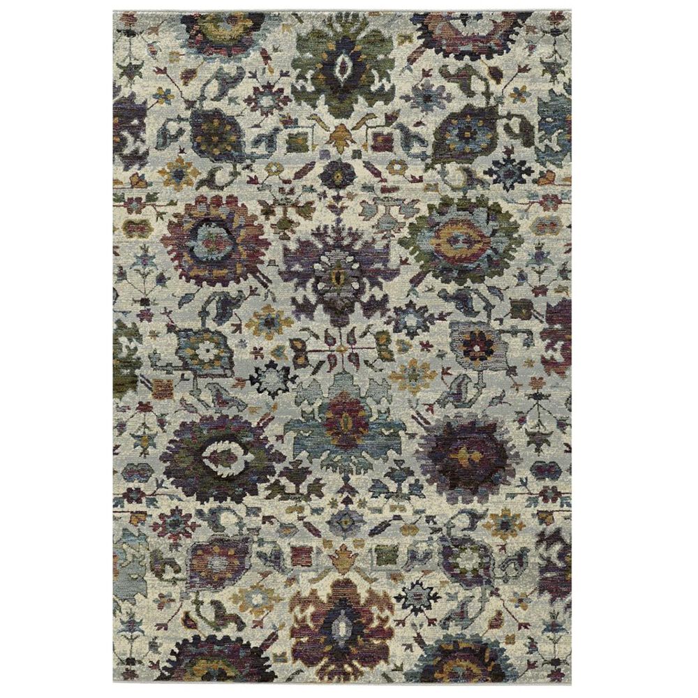 Oriental Weavers Andorra 7129A 10" x 13"2" Stone Area Rug, , large