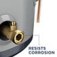 GE Appliances 40-Gallon Smart Tall Electric Water Heater with Anode Sensing in Gray, , large